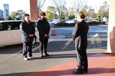 石川県七尾市へ応援職員を第3次派遣する際の市長訓示の画像