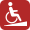 イラスト：車椅子対応出入口