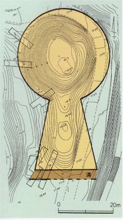 地図：第1号墳図