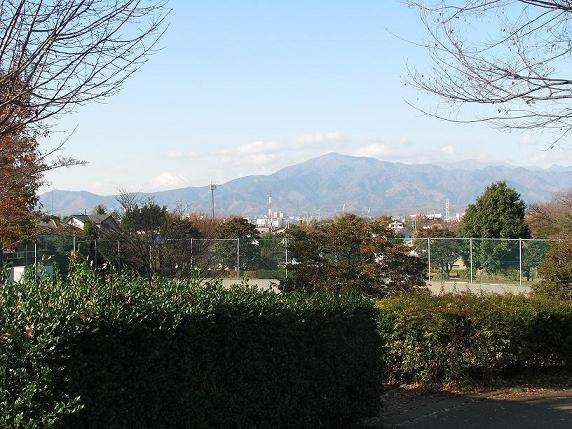 写真：平成23年12月19日　大谷近隣公園眺望点
