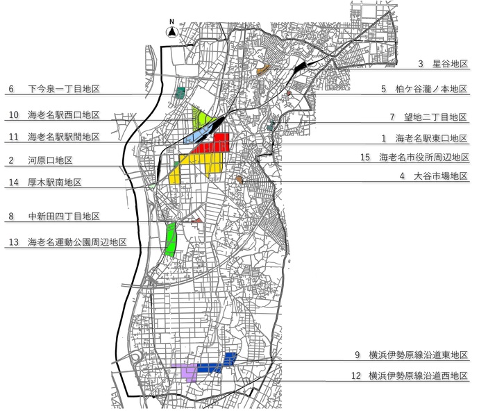地区計画案内図