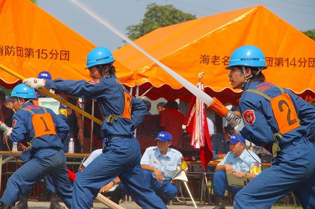 海老名市消防操法大会