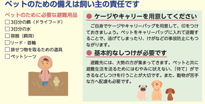 ペットの備え