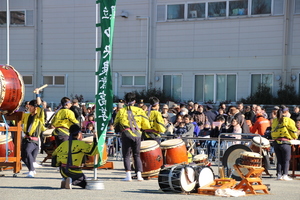 県立中央農業高校和太鼓部の演技の画像