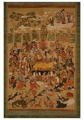 市内寺院所蔵の涅槃の画像