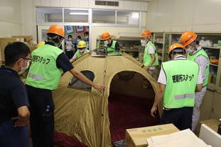 有症状者専用居住エリアの設定写真