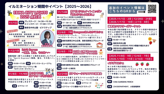 イルミネーション点灯期間中のイベント