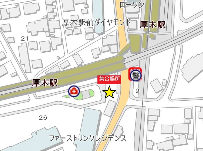 厚木駅前広場