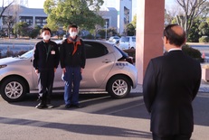 石川県七尾市へ応援職員を第2次派遣する際の市長訓示の画像