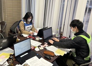 志賀町で職員が従事している様子の写真2