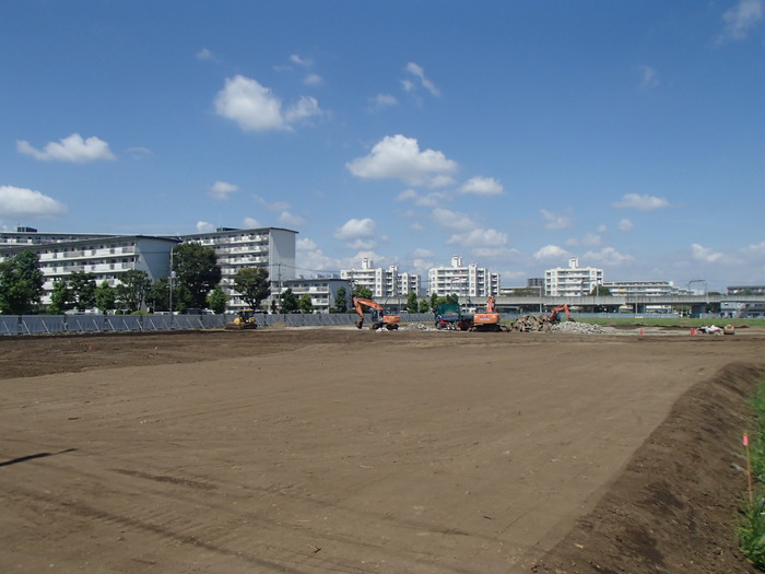中新田丸田地区土地区画整理事業造成工事