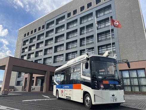 令和6年度実証で使用したEV小型バス(BYD)