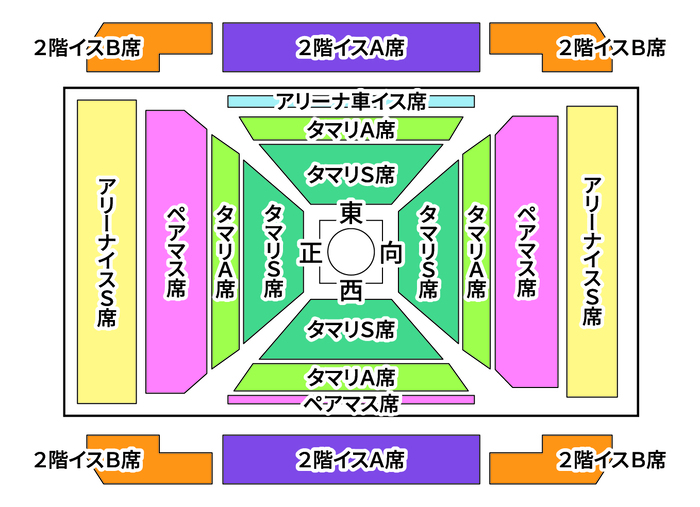 海老名場所席図