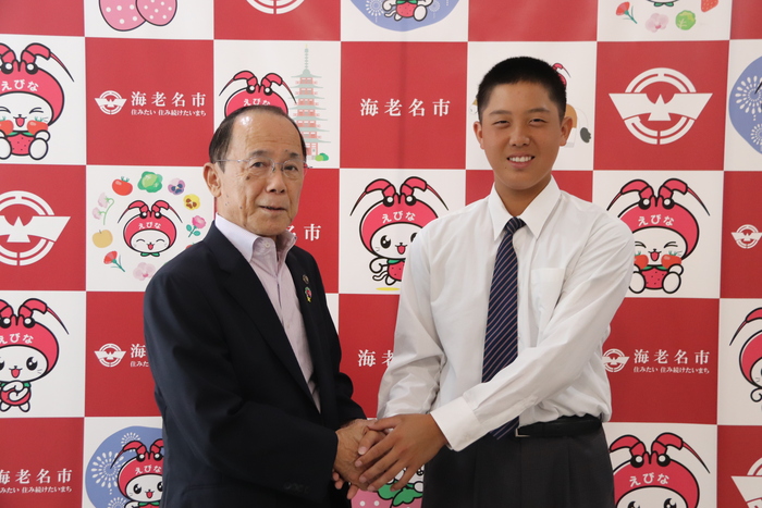表敬訪問の画像