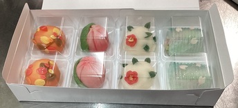 完成した和菓子